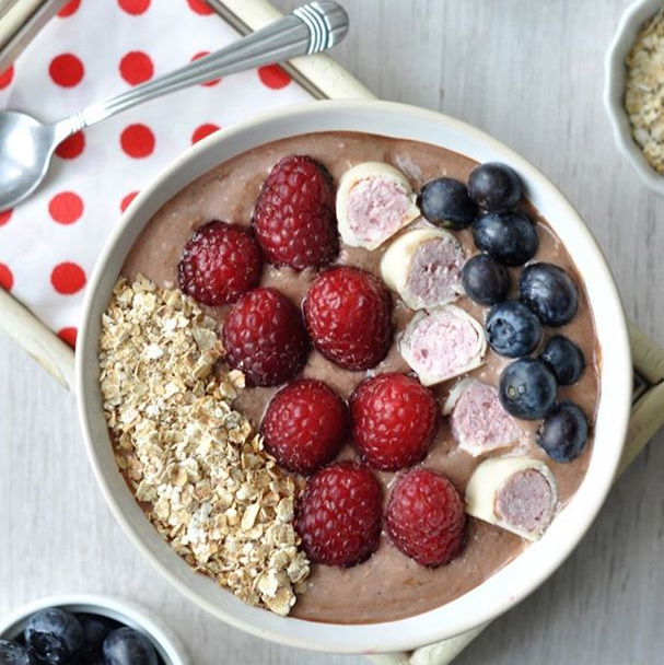 Málnás Fitt smoothie kehely