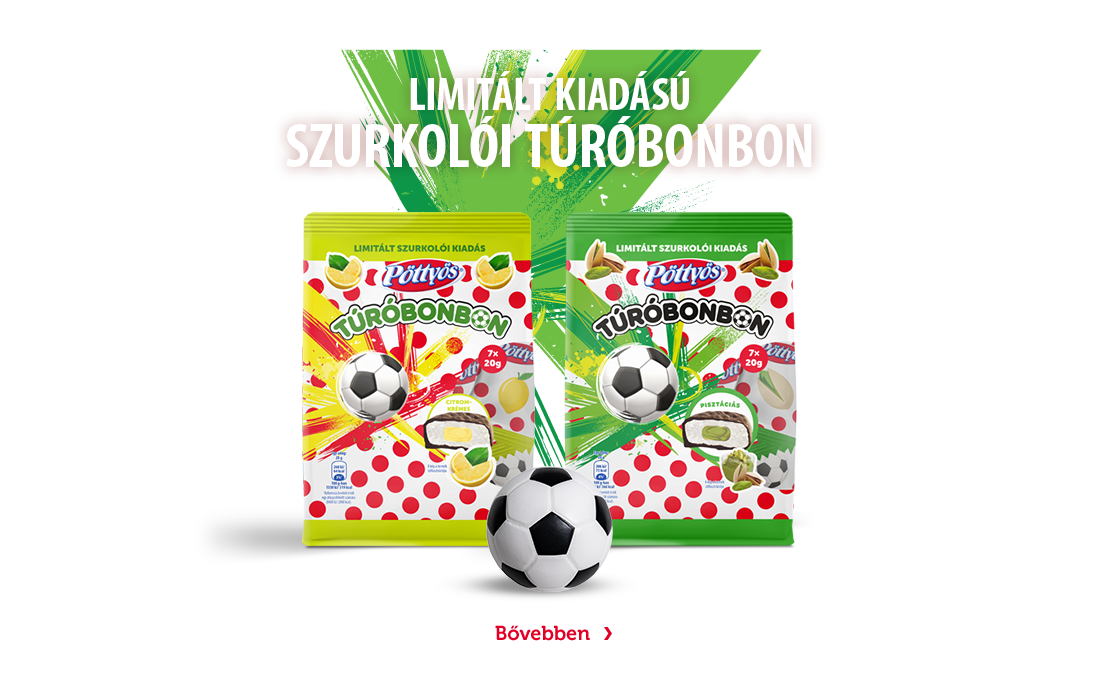 Limitált kiadású szurkolói túróbonbon