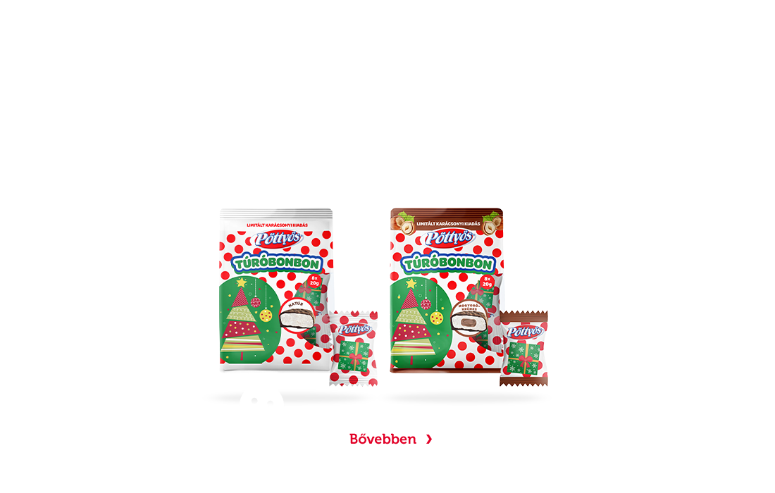 Pöttyös Karácsonyi Túróbonbon