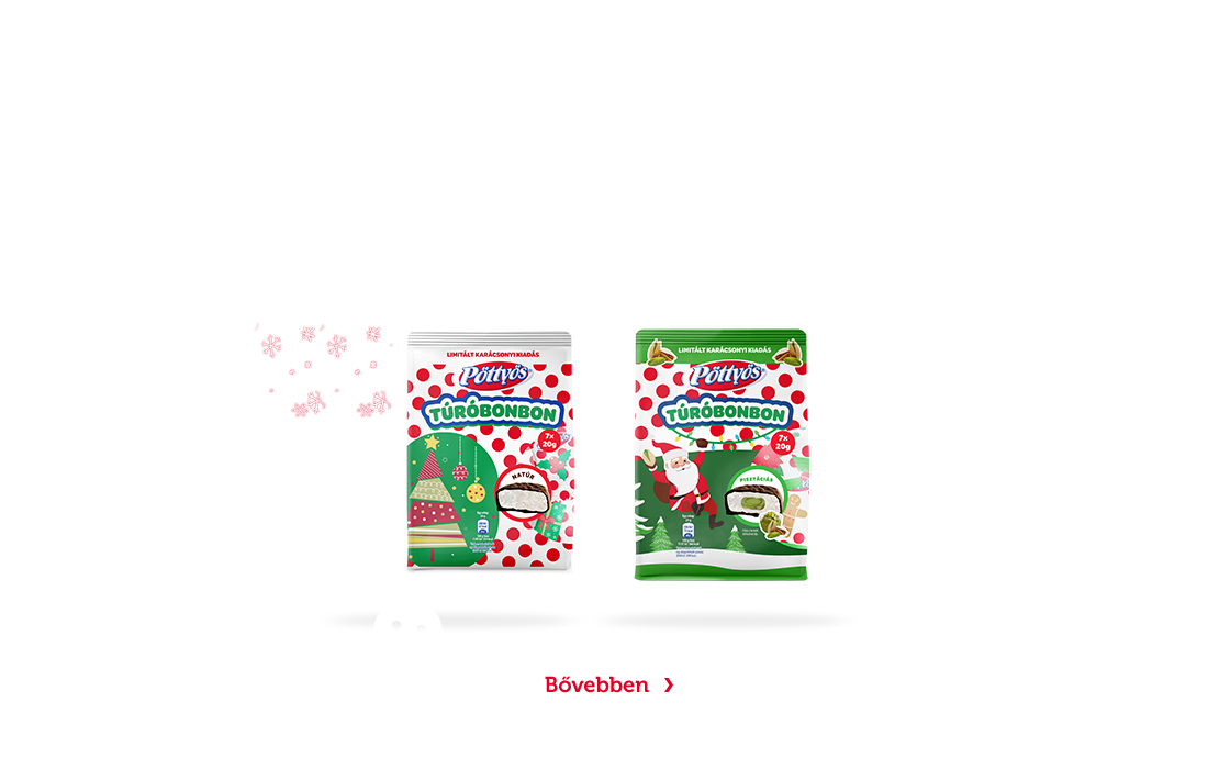 Pöttyös Karácsonyi Túróbonbon