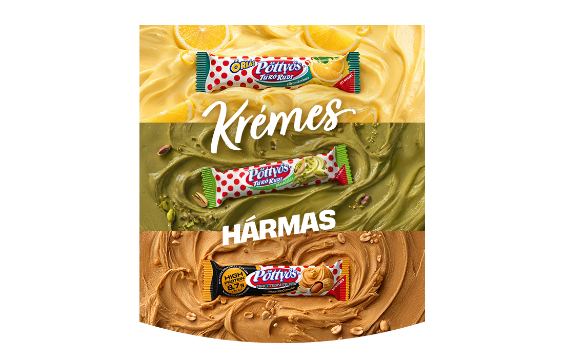 Pöttyös Krémes Hármas