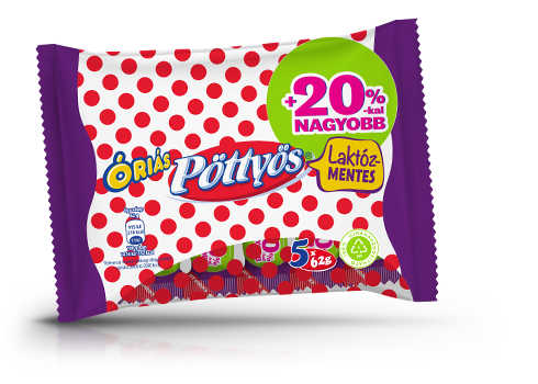 Óriás Pöttyös Rudi, laktózmentes 5x62g