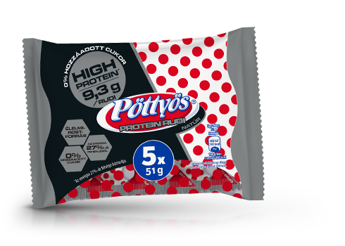 Pöttyös Protein Rudi, natúr 4x51g