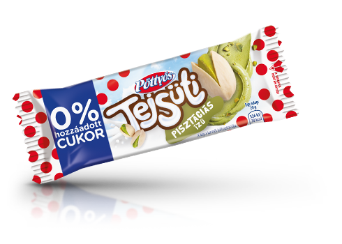 Pöttyös Tejsüti 0% hozzáadott cukorral, pisztáciás 20g