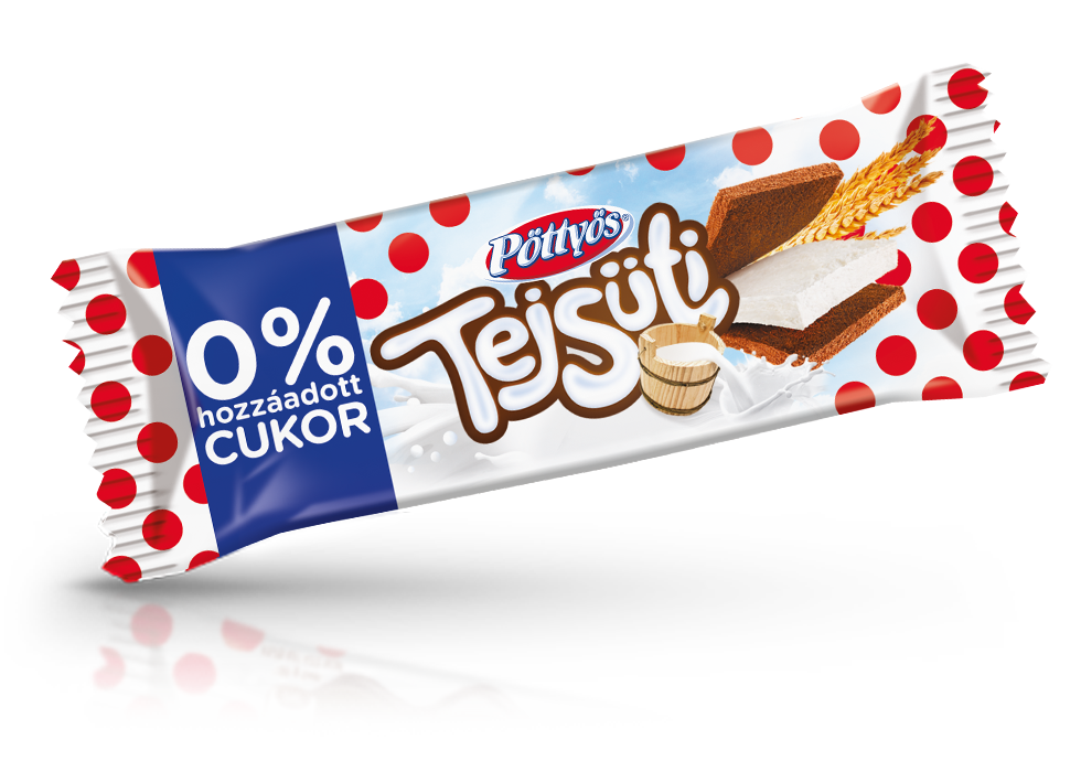 Pöttyös Tejsüti 0% hozzáadott cukorral, tejes 20g