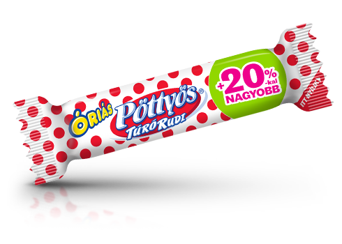 Óriás Pöttyös Túró Rudi, natúr 62g