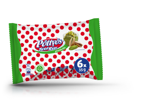 Pöttyös Túró Rudi, pisztáciás 6x35g