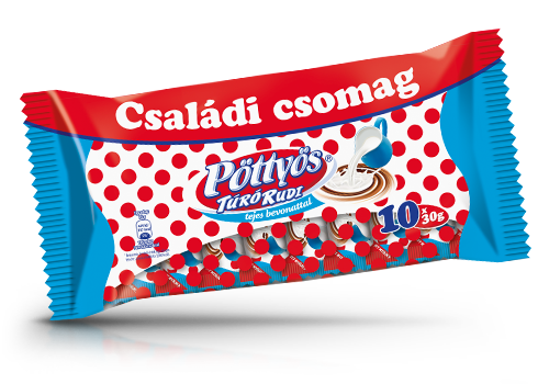 Pöttyös Túró Rudi, tejes bevonattal 10x30g